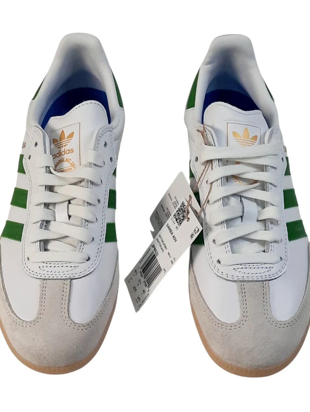 Adidas Samba ADV 'White Crew Green' / JP8522 / NWOB